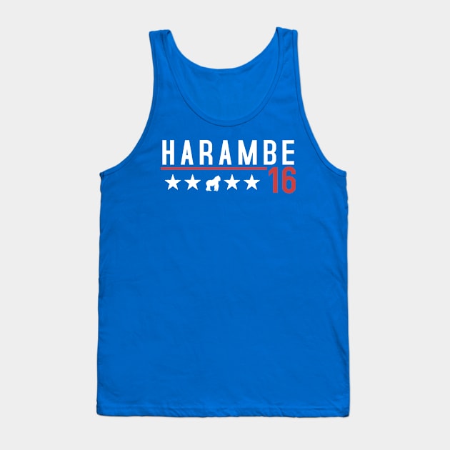 Harambe for President 2016 Tank Top by tziggles